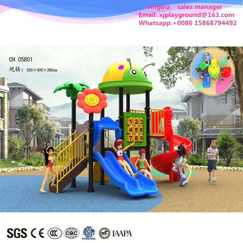 

Cheap amusement park LLDPE plastic slide for garden