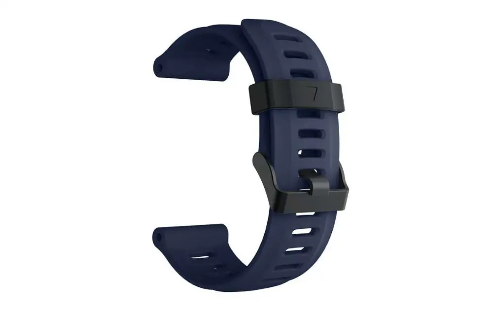Midnight blue Силиконовый спортивный ремешок 26 мм для Garmin Fenix 5X, Смарт-часы, ремешок на запястье, сменный ремешок для часов Garmin Fenix 3/3HR 5X Plus, ремешок - Цвет ремешка: Midnight blue