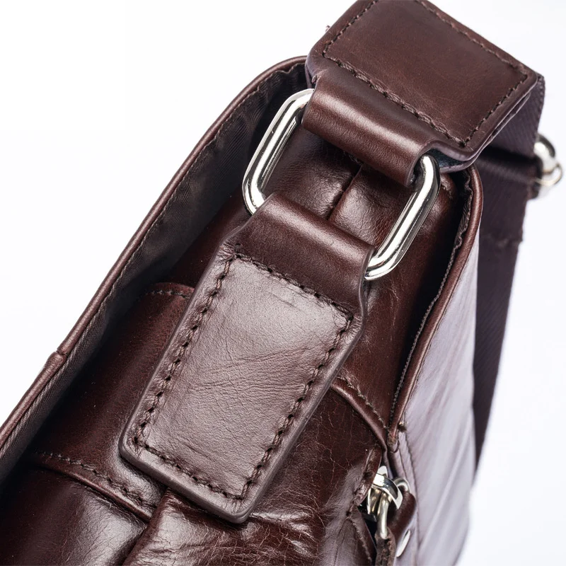 Сумки через плечо мужской пояса из натуральной кожи Crossbody Малый масло воск