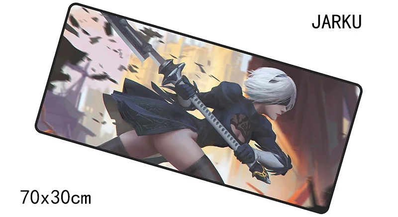 NieR Automata коврик для мыши лучший 700x300x3 мм игровой коврик для мыши геймер Коврик для мыши блокированный коврик клавиатура компьютерная padmouse ноутбук игровые коврики