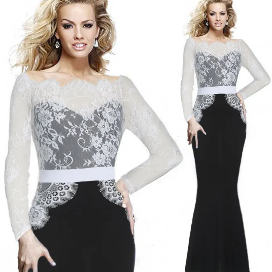 2017 Для женщин Длинные вечерние платье летние элегантные свадебные халат Винтаж