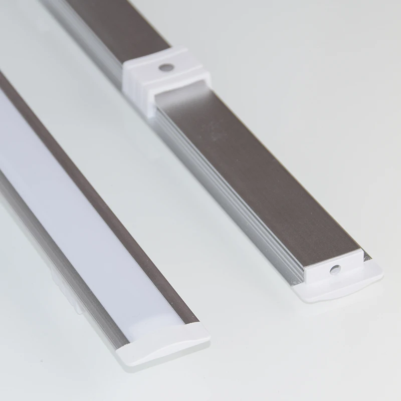 DHL быстрая доставка 20 шт алюминиевый Слот для светодиодной панели встраиваемая