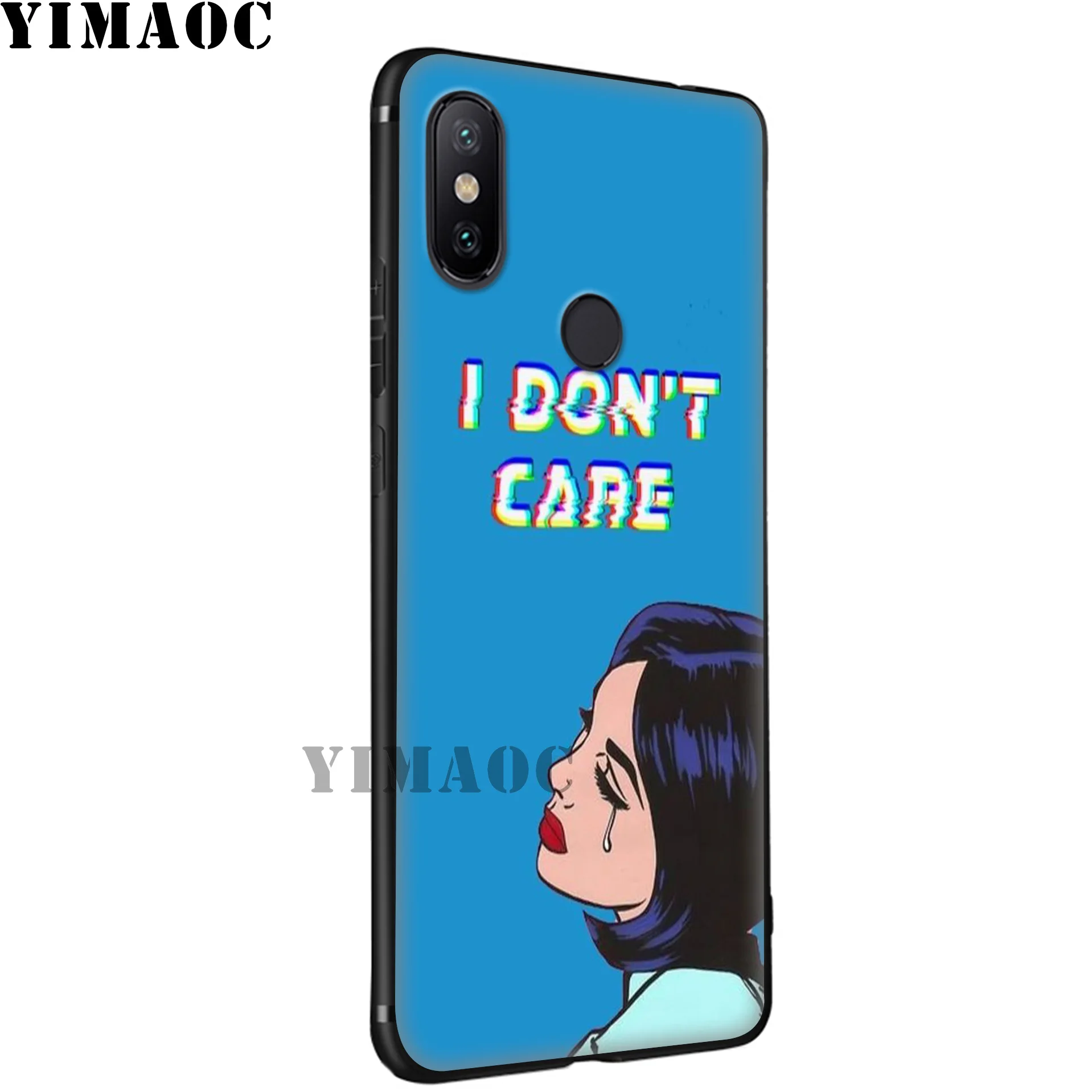 YIMAOC grl PWR девушка Мощность Мягкий силиконовый чехол для телефона Xiaomi Redmi 7A Note 7 6 6A 5 4