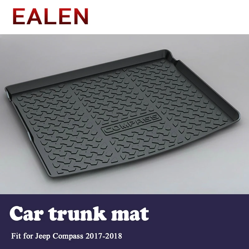 Car Cargo rear trunk mat For Jeep Compass 2021 2020 2019 2017 2018 Styling Boot Liner Waterproof Anti-slip floor Mat accessories