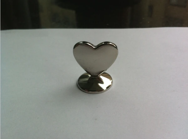 100 шт Свадебные украшения любовь Серебряный в форме сердечка место карты/имя