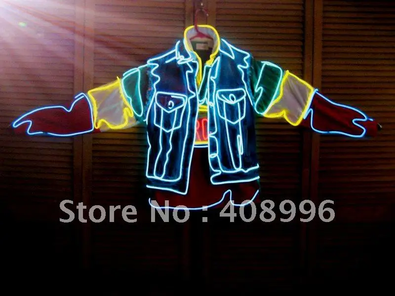 

Hot sale EL robot jacket for evening performance/carnival/stage performance
