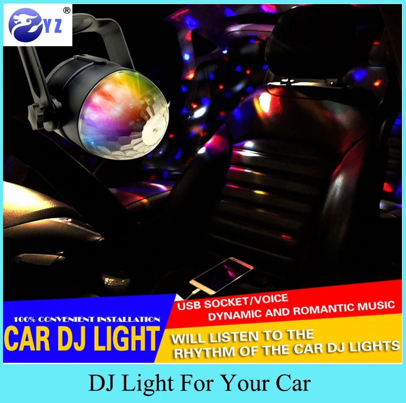 1 шт. RGB музыкальный ритм активация DJ диско сценические эффекты кронштейн линия usb