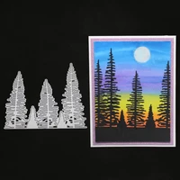 small forest background metal cutting dies stencils for diy scrapbooking diy paper cards photo album decorative embossing stitch