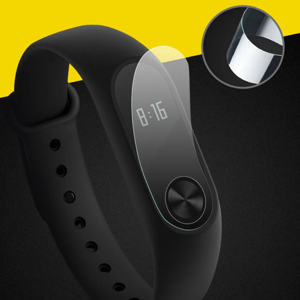 10 шт./партия, закаленная пленка для Xiaomi mi Band 2, Защитная пленка для экрана mi Band2 HD, ультратонкая Защитная пленка с защитой от царапин
