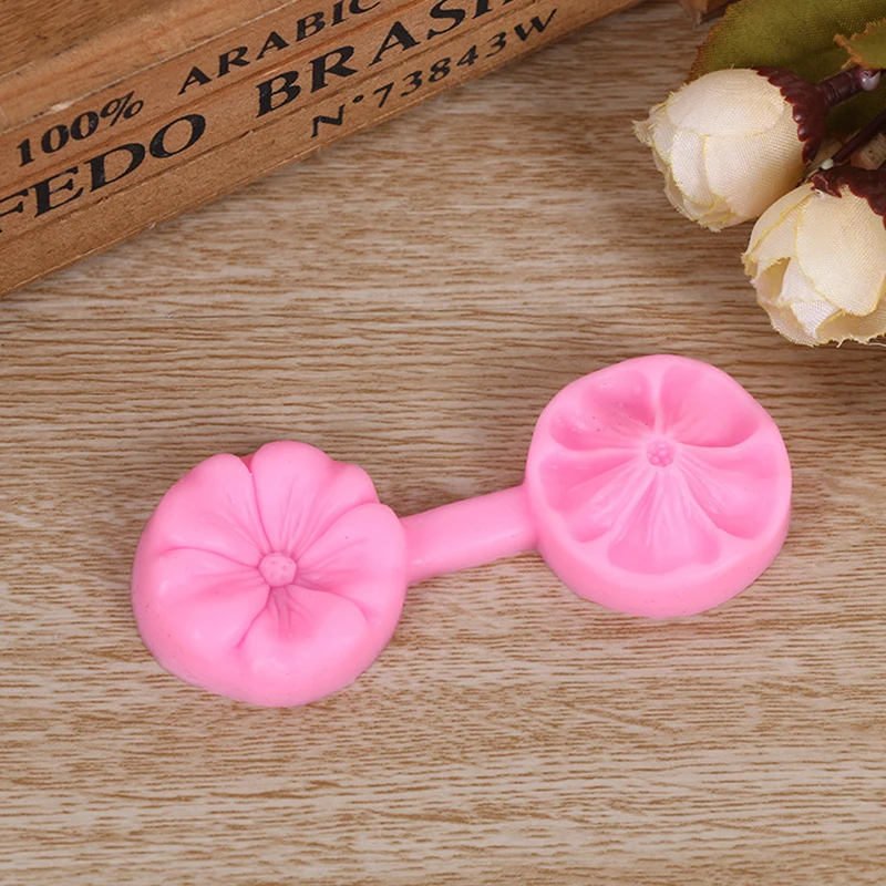 Горячий цветок торт плесень Силиконовая мини помадка в Форме Розы Плесень мыло