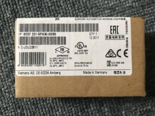 

6ES7231-5PA30-0XB0 S7-1200 6ES72315PA300XB0 SIMATIC SIMATIC S7-1200 Analógico input0 6ES7 231-5PA30-0XB0