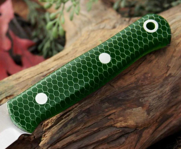 1 шт C-Tek змеиная кожа сотовая Смола нашивка в виде номерного знака материал для рукоделия ножей материал ручки 120x40x8 мм