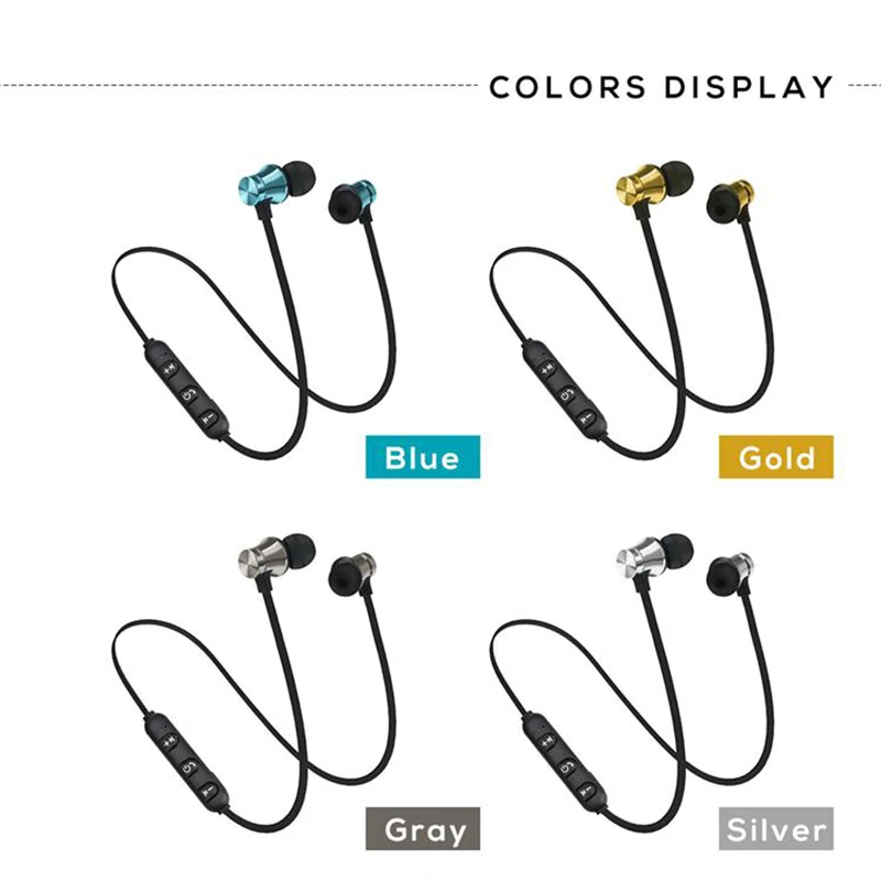 30 шт./лот 2018 Новые Беспроводные спортивные наушники с микрофоном дистанционное