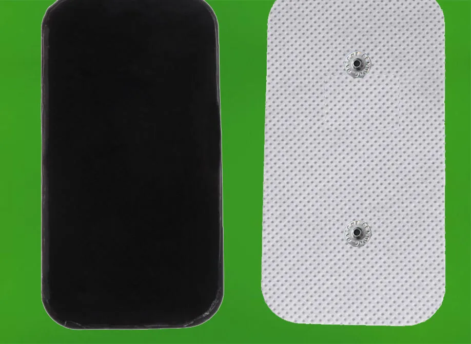 40 шт. (10 комплектов) Самоклеящиеся Многоразовые Сменные электроды для TENS/EMS