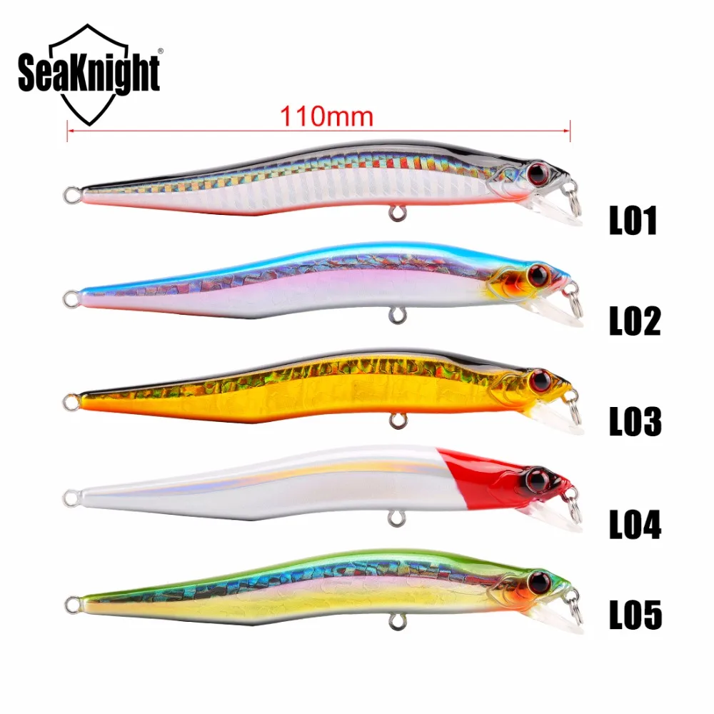 SeaKnight SK032 Minnow рыболовная приманка 11 5 г см 4 &quotплавающая 0-0 8 м длинный литье жесткие