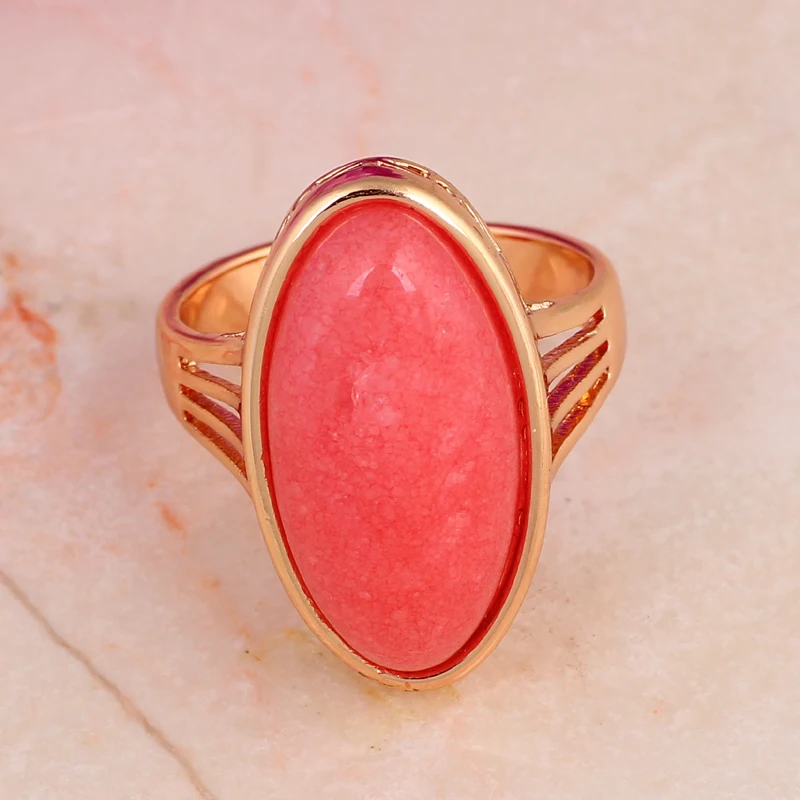 Engagement Rings for Women Excellent Gold color Party Fashion Jewelry Garnet Red Zircon Sz #6#7#8#9 JR2072A | Украшения и