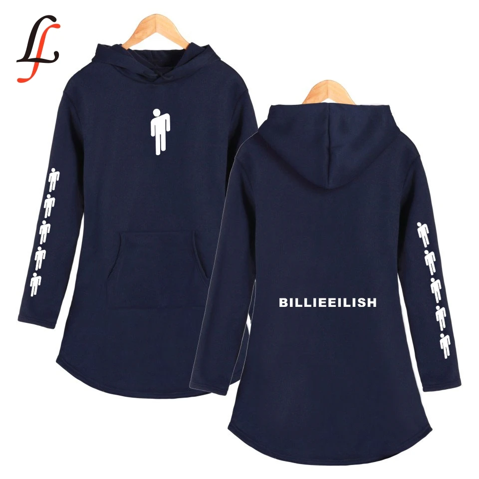 Bellie eilish bellieeilish/классическое платье с капюшоном повседневная спортивная рубашка