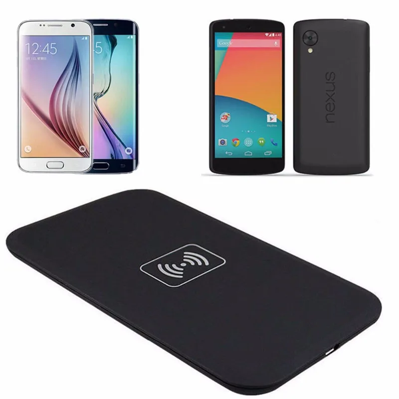 Универсальное портативное беспроводное зарядное устройство Qi для Samsung Galaxy S8 S6 S7
