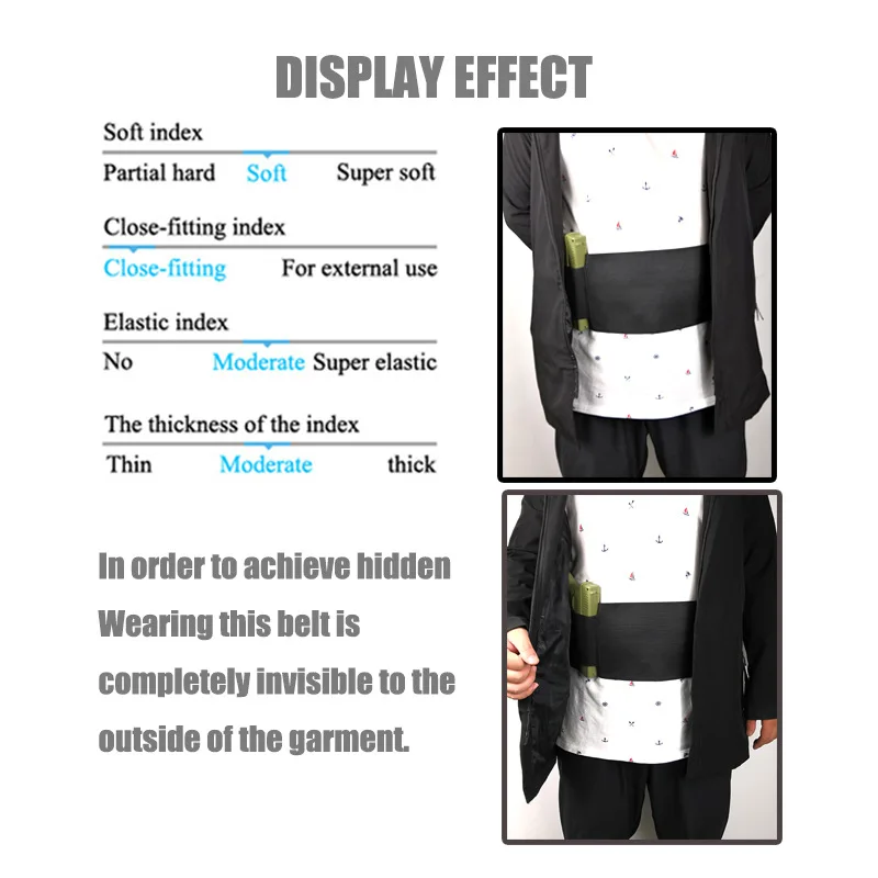 Охотничий Тактический пояс для живота кобура скрытый чехол переноски пистолета