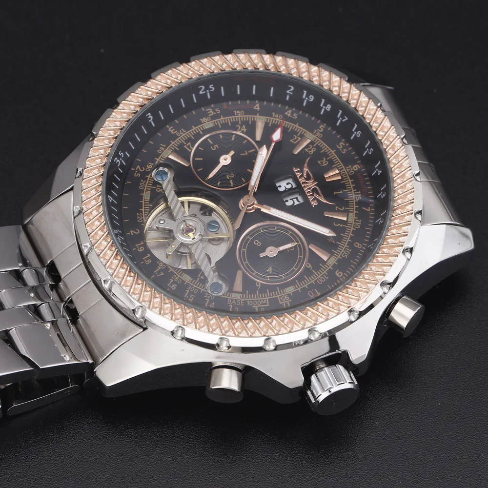 Relogio Automatico Masculino Top Brand JARAGAR New Luxury Automatic Watch Men Tourbillon Mechanical Sport Military Clock | Наручные часы