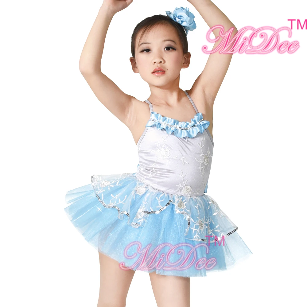 

MiDee Camisole шины танцевальное платье соло балетное платье Tutu современные костюмы для девочек
