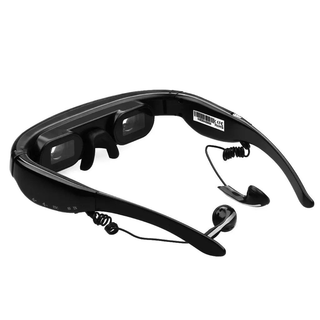 Videobrille 72 &quotZoll виртуальный Экран Театр Системы 4 ГБ AV в Funktion видео очки для ТВ