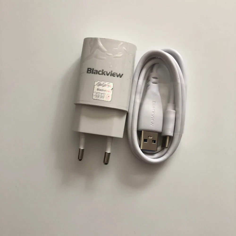 Оригинальное новое дорожное зарядное устройство + usb кабель для Blackview S8