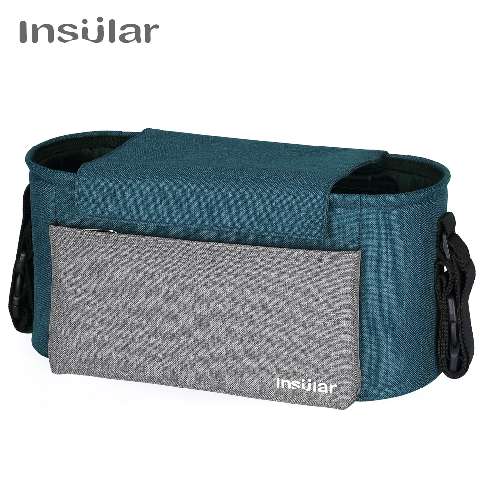 Insular Brand Portable 600D Nylon Baby Diaper Bag Messenger Mommy Travel Thermal Stroller Hanging Organizer Nappy | Мать и ребенок