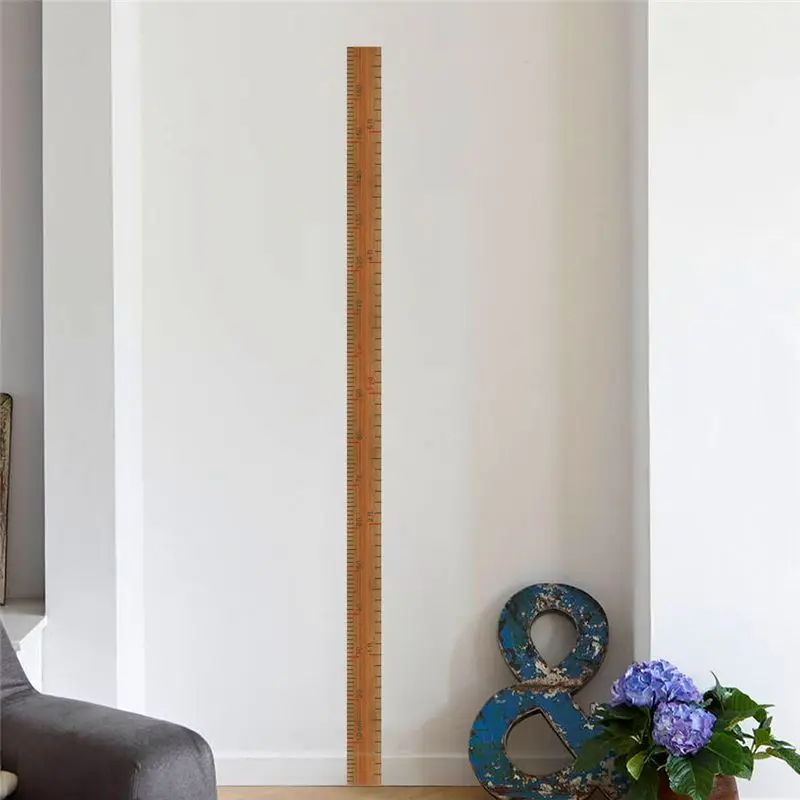 Линейка дизайн высота измерения стены стикер для детской комнаты декор