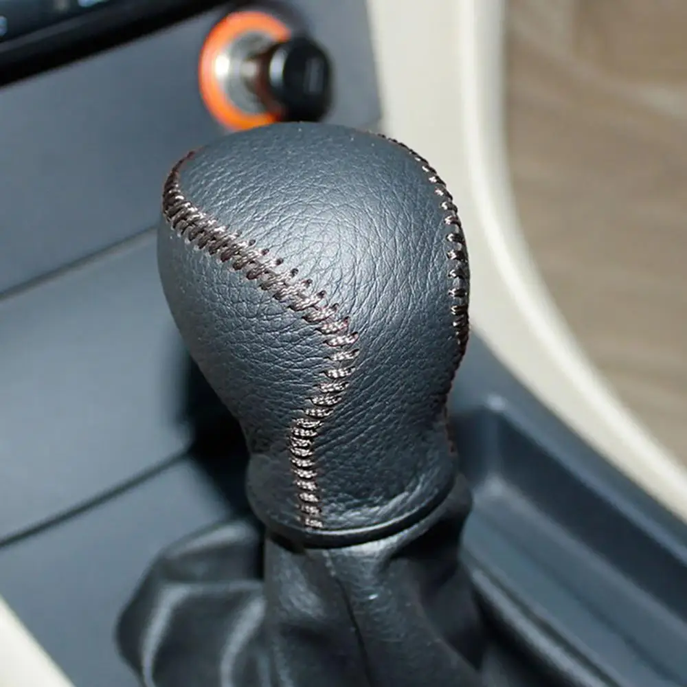 Чехлы для шестерни чехол Mazda 3 2008 ~ 2010 Ручной Чехол переключения передач кожаные