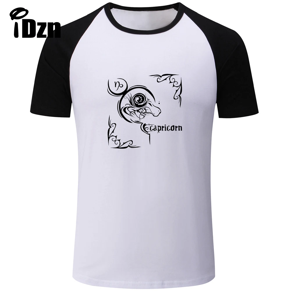 Летняя мужская футболка унисекс 12 созвездий символ Козерога 22 декабря по 19