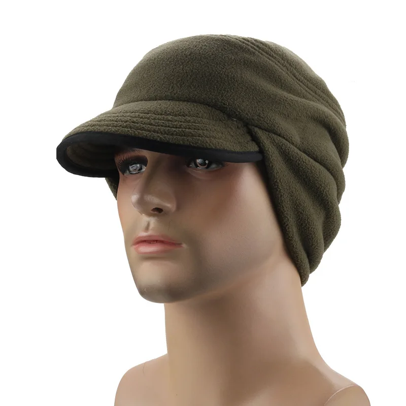 Осенняя и зимняя новая шапка унисекс теплая Шапка Молодежная флисовая