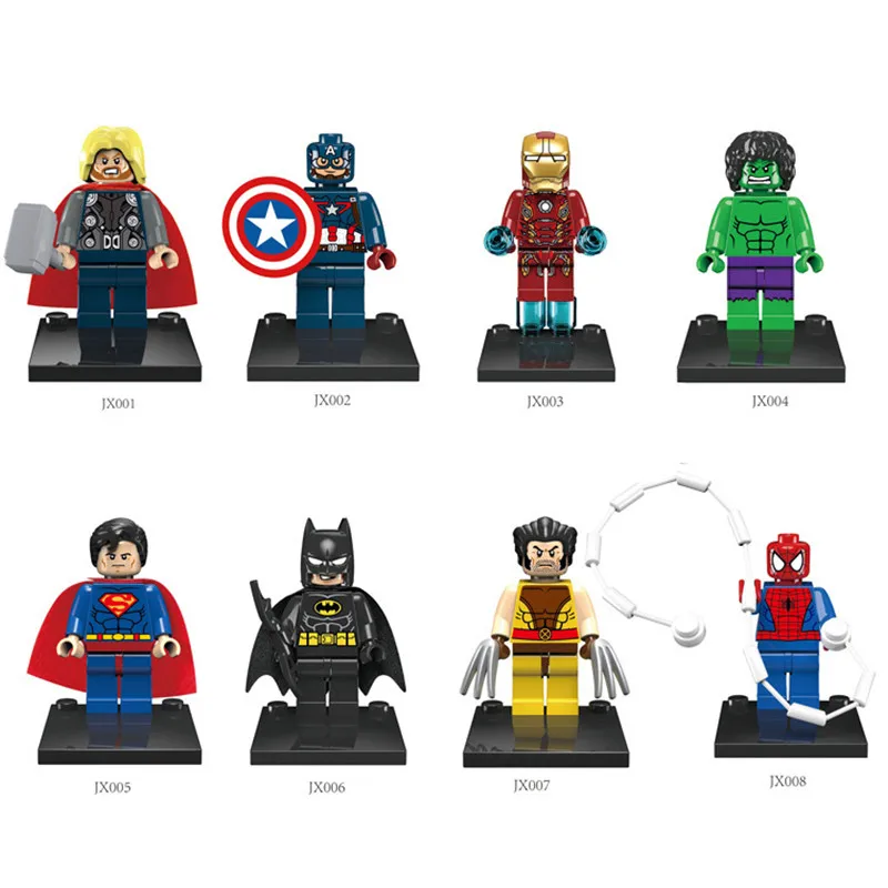 Building Blocks Spider-Man Iron Man Toys Gift for Boys and Girls | Игрушки и хобби