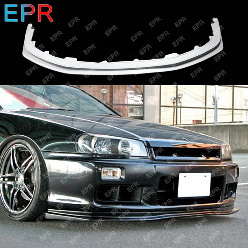Для Nissan Skyline R34 GTR стекловолокно GTT Тип D1 FRP передняя часть для губ комплект авто