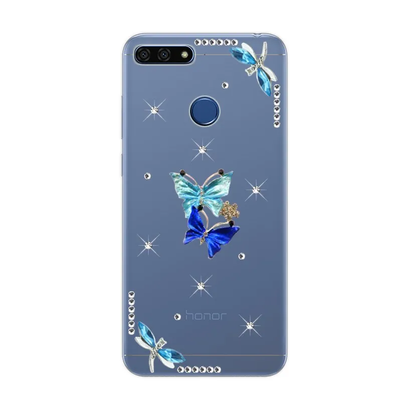 Чехол для смартфона Huawei P20 lite Mate 10 Pro Y5 2018 Y6 Prime Y7 2019 P Honor 20 20S 7A 8X 9 бампер с цветами