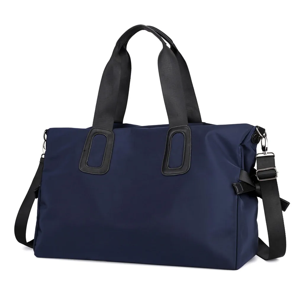 Dark Blue Роскошные сумки женские сумки большая сумка через плечо Модные женские уличные простые большого объема молния нейлоновая сумка для путешествий - Цвет: Dark Blue