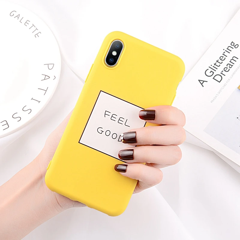 2292 Moskado желтый жираф Кот Чехол для телефона для iPhone 11 X XS Max XR Мягкий силиконовый чехол для iPhone 7 8 6 6s Plus Симпатичные чехлы с героями мультфильмов - Цвет: 2292