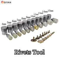 cap rivet mould tool for manual hand press machine double face mould is available 4mm 15mm metal round rivet installation tool