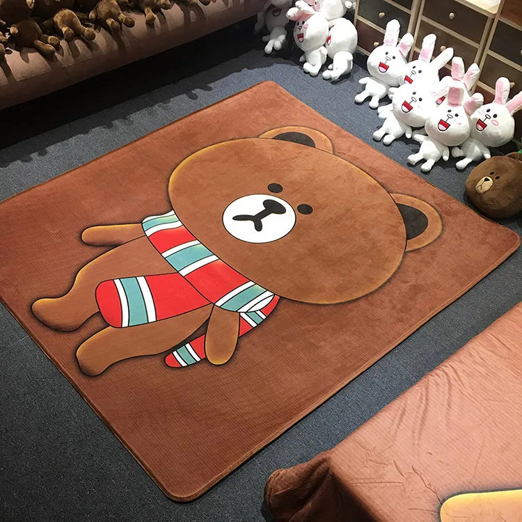 2017 Новый мультфильм напольные ковры японский татами 150x170 см Большой овчины