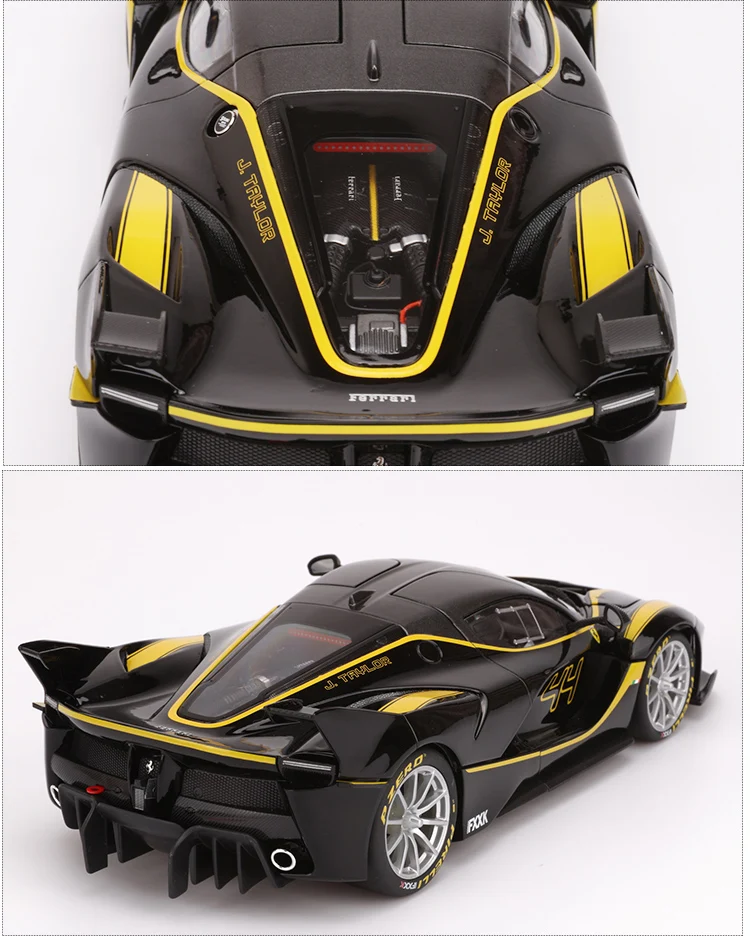 1:18 Масштаб Топ Версия феррарид Fxxk металлический спортивный автомобиль модель имитация литья под давлением украшения игрушки сплав модель автомобиля