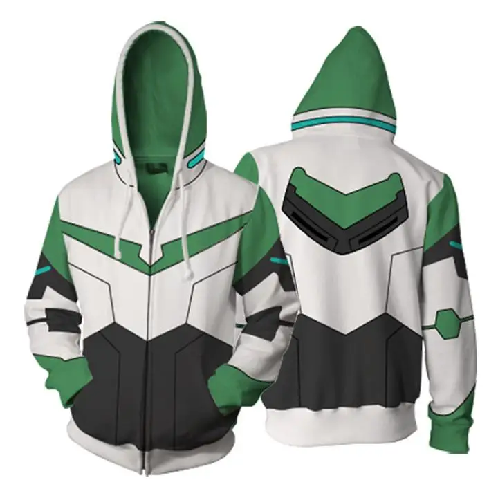 Толстовки с японским аниме-принтом Voltron Rance Косплей Хэллоуин Карнавал мужской и