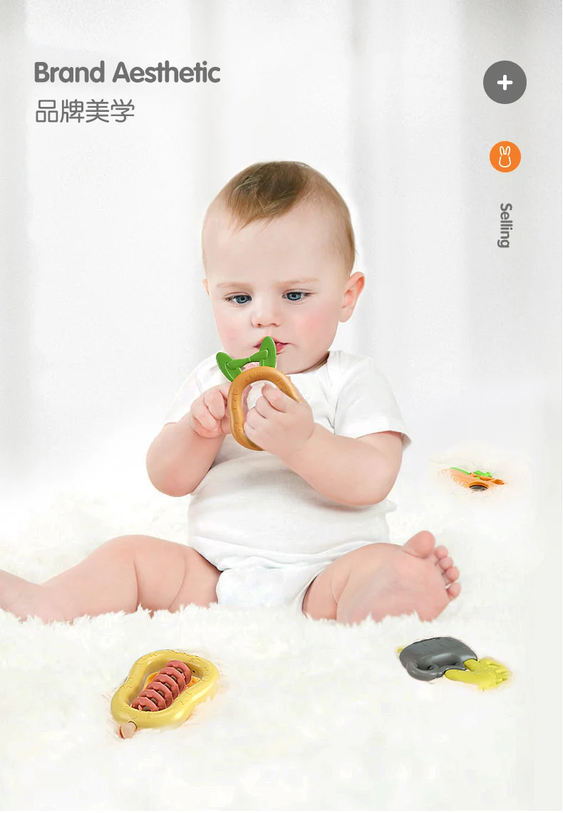 Tumama 4~ 10 шт детские погремушки игрушки животные музыка рукопожатие кровать колокольчик Новорожденные милые животные детские игрушки-погремушки подвесные погремушки