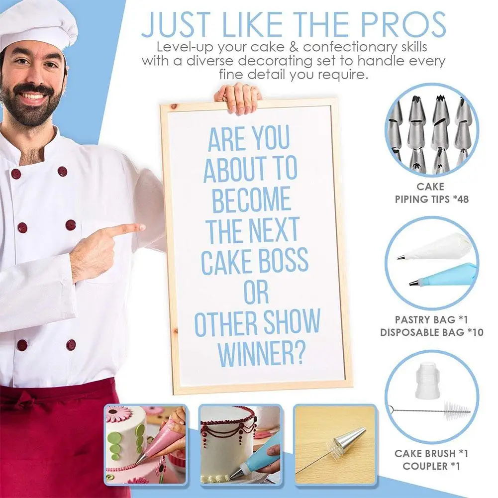 73 шт./компл. из нержавеющей стали Кондитерские украшения крем для рта с