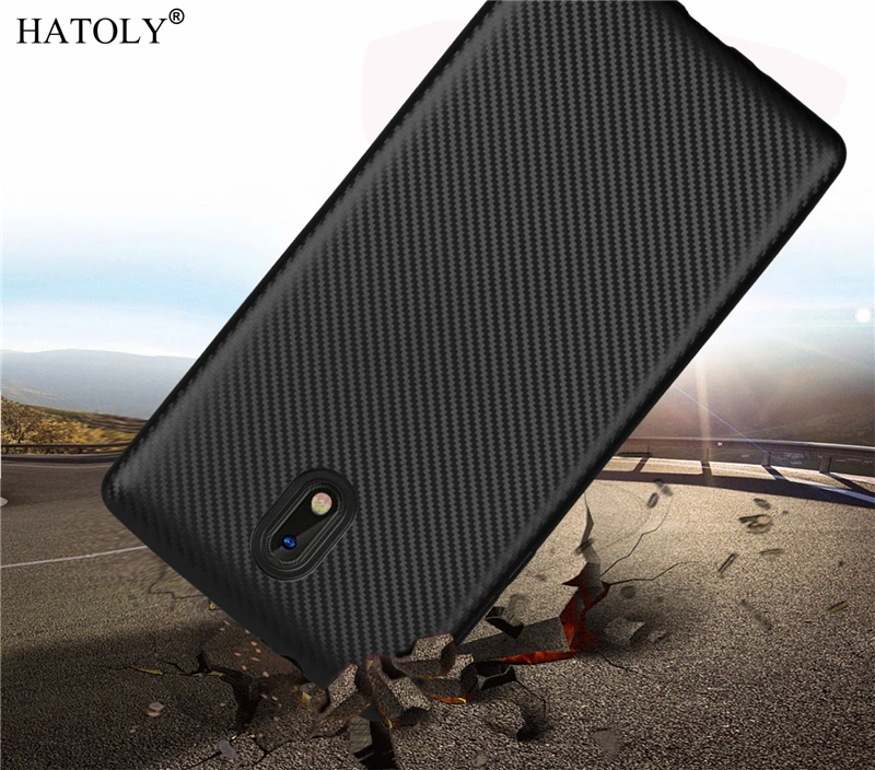 HATOLY sFor Cover Nokia 3 Case for Soft Rubber Silicone Armor Phone Shell Bumper TA-1020 TA-1032 | Мобильные телефоны и