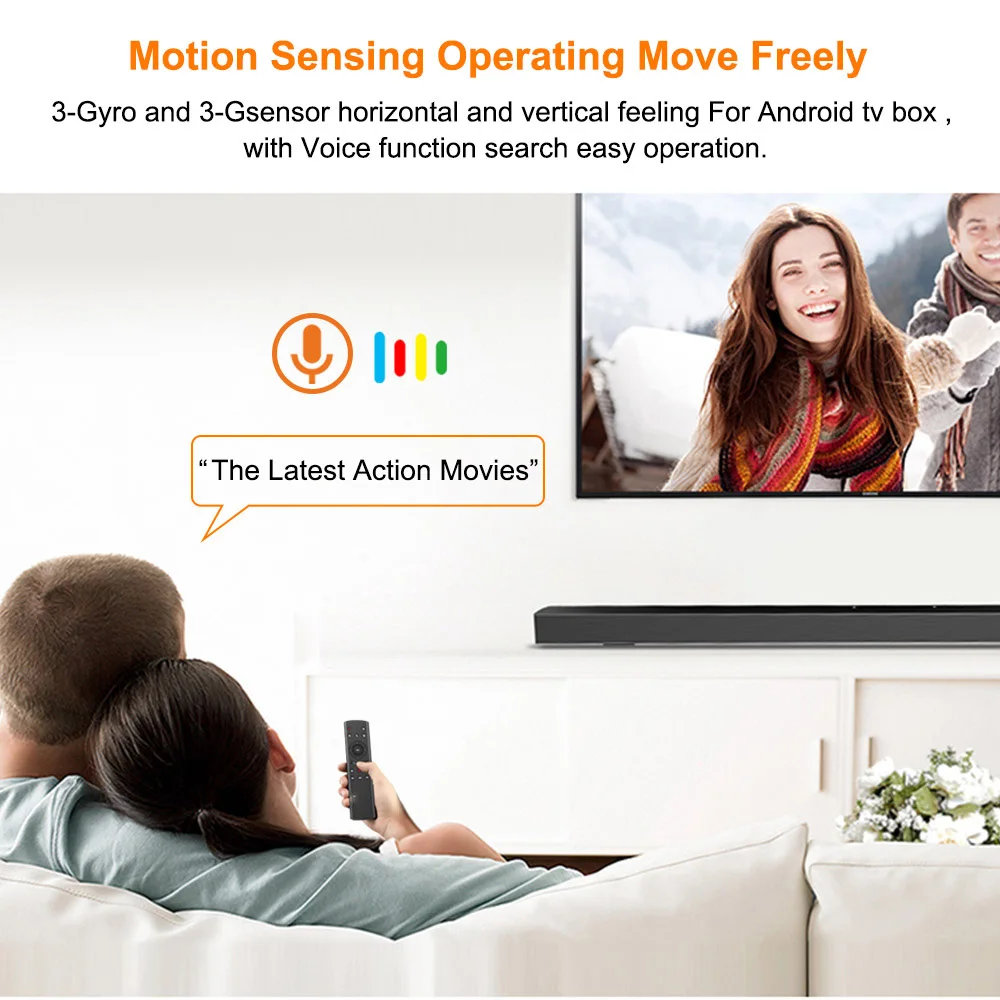 Wechip Voice Remote Control 2.4G RF Wireless Mini Gyroscope Controller Air Mouse with Microphone IR Learning for TV Box PC | Электроника
