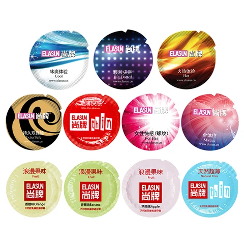 ELASUN 24 шт. презервативы для мужчин из натурального латекса, 8 типов, ультратонкие презервативы со смазкой, презервативы для контрацепции, секс-игрушки для мужчин