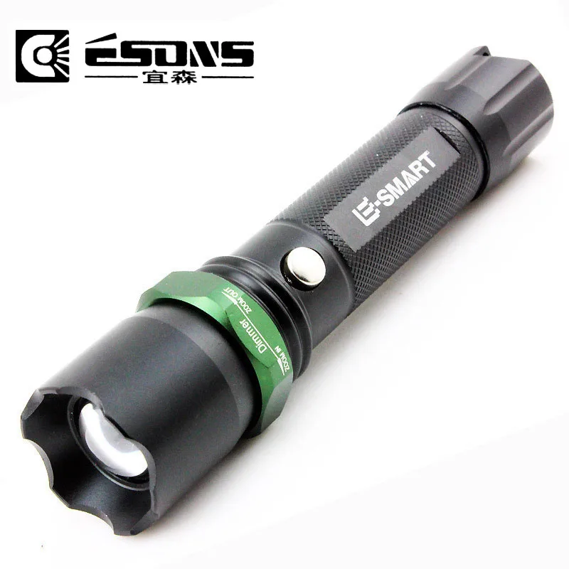 Esons Портативный 18650 Батарея светодиодный фонарик Масштабируемые 4000lm CREE xm l Q5 LED 3