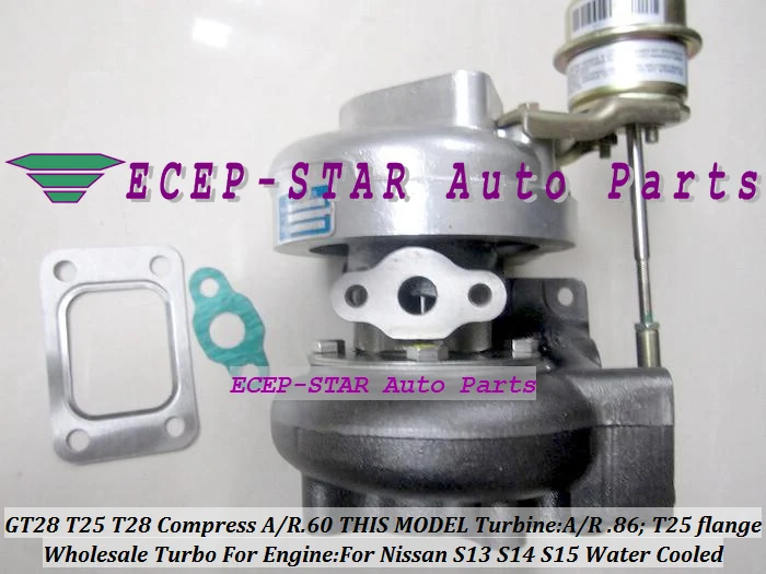 Бесплатная Доставка T25 T28 T25T28 T25/T28 T25/28 W C турбо для Nissan S13 S14 S15 CA18DET 1.8L SR20DET 2.0L Comp AR.60