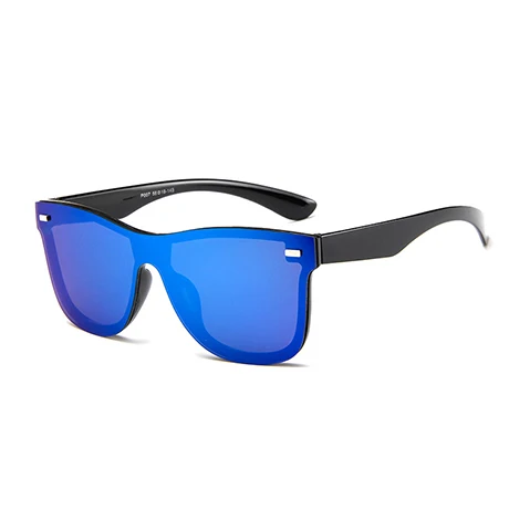 Rimless Sunglasses Women Cat Eye Sun Glasses For Women Brand Designer Fashion Mirrored Oversized Sunglasses UV400 - Цвет линз: L111-3