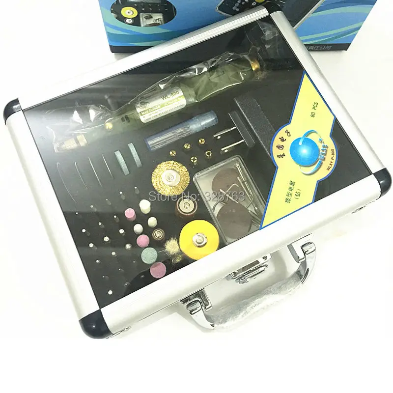 Многофункциональная электрическая мини дрель 80 шт. 12 Вт набор шлифовальных